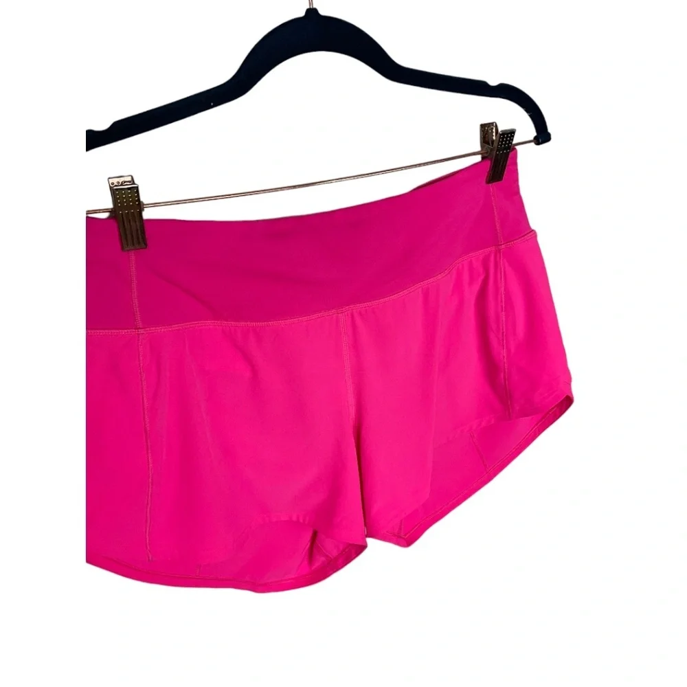 Women's Pink Athletic Shorts - Picture 2 of 7
